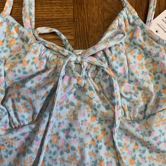 Blue Notes Floral Mini Dress XS BRAND NEW - Picture 5 of 13